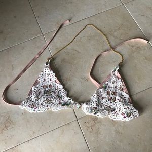 Sexy lace two piece “cheeky” bikini swimsuit